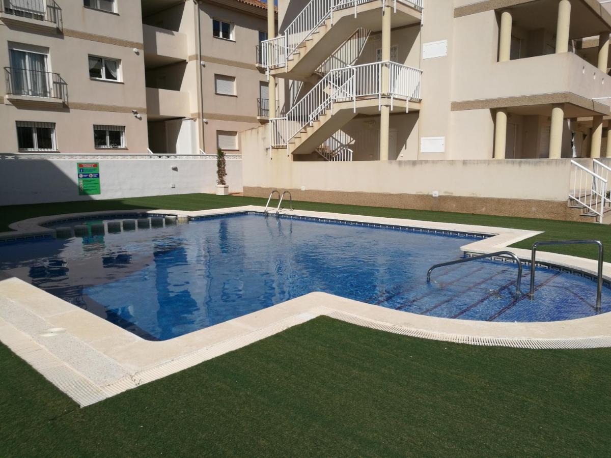 Apartamento con piscina y terraza con vista al mar Vinarós Exterior foto